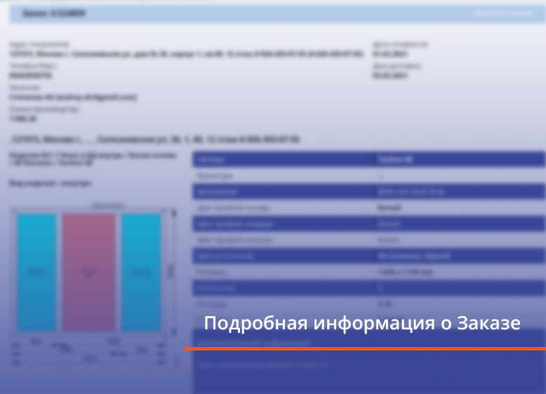 Подробная информация о заказе